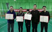 外国语学院、国教学院联队羽毛球比赛荣获佳绩